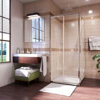 Main Душевой уголок арт-41S19 — фото 2, Квадратные душевые уголки