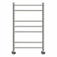 Водяной полотенцесушитель Point Аврора П6 500x800 с полкой Хром арт-PN10158P — фото 6, Водяные полотенцесушители