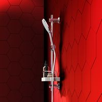 Душевой гарнитур Dorff Prime Хром арт-D0140000 — фото 4, Душевые гарнитуры на штанге