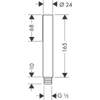 Товар: Ручной душ Axor Starck Хром арт-10531000 - фото 3 Ручной душ Axor Starck Хром арт-10531000 — фото 3, Лейки для душа