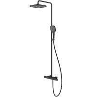 Товар: Душевая система Iddis SpaHome с термостатом Черная матовая арт-SPHBLTKi06 - фото 1 Душевая система Iddis SpaHome с термостатом Черная матовая арт-SPHBLTKi06 — фото 1, Душевые стойки