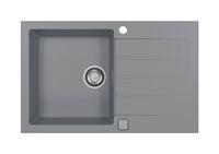 Мойка для кухни ALVEUS GRANITAL CADIT 20 CONCRETE - G81 790 X 500 1X в комплекте с сифоном 1132823, арт-1132025.0 — фото 1, Кухонные мойки