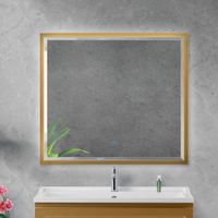 Зеркало CEZARES арт-CZR-SPC-INT-1000-900-LED-TCH-WARM-BORO — фото 2, Зеркала в ванную комнату