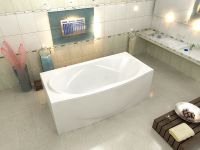 Акриловая ванна Bas Фиеста 194x90 без гидромассажа арт-В 00037 — фото 2, Акриловые ванны