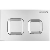 Клавиша смыва Bettoserb Sava Fix Slim Djerma Хром матовый арт-40006472 — фото 1, Кнопки смыва