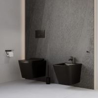 Биде Iddis Bild подвесное Черное матовое арт-BILRB02i82 — фото 2, Биде подвесные