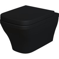 Унитаз Ambassador Benefit подвесной Черный матовый без сиденья арт-203T20201R — фото 11, Подвесные унитазы