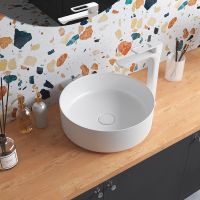 Раковина-чаша Iddis Ray 35 Белая матовая арт-RAYWM03i27 — фото 2, Раковины накладные