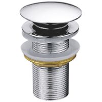 Донный клапан Creavit click-clack Хром арт-SF030 — фото 1, Донные клапаны