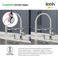 Товар: Смеситель для кухни Iddis Grange Хром глянцевый арт-GRASBFLi05 - фото 2 Смеситель для кухни Iddis Grange Хром глянцевый арт-GRASBFLi05 — фото 2, Смесители для кухни