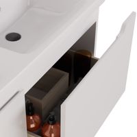 Тумба W, 125 см, подвесная, для умывальника "Гармония" 125 см или стеклянной столешницы W, 2 ящика,  арт-99.9400 — фото 3, Тумбы под раковину