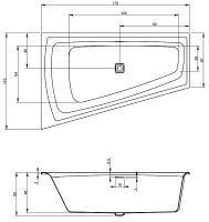 Акриловая ванна Riho Still Smart 170х110 (BR0400500K00130) R без гидромассажа арт-B102003005 — фото 2, Акриловые ванны