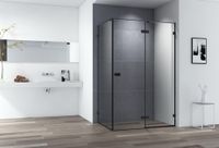 Душевой уголок CEZARES арт-BELLAGIO-AH-1-120/90-C-NERO — фото 1, Прямоугольные душевые уголки