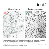 Душевая перегородка Iddis Slide 120 профиль Хром стекло прозрачное арт-SLI8CS2i23 — фото 4, Душевые перегородки