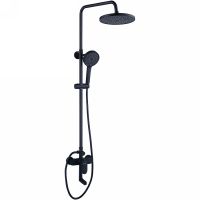 Душевая система Bond Черная матовая арт-B01-9188 — фото 1, Душевые стойки