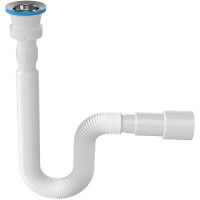 Гофросифон Nova Белый арт-1262 — фото 1, Сифоны для кухонной мойки