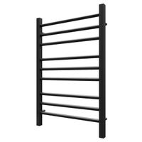 Полотенцесушитель электрический Point Веста П9 500x800, диммер слева, черный арт-PN70758B — фото 3, Электрические полотенцесушители