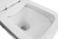 Унитаз Azario Boca подвесной Белый с сиденьем Микролифт арт-AZ-1048 A — фото 12, Подвесные унитазы