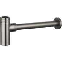 Сифон для раковины AQUAme Оружейный металл арт-AQM7010GM — фото 1, Сифоны для раковины