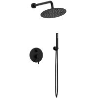 Товар: Душевая система Raiber Graceful Черная матовая арт-RPB-005 - фото 1 Душевая система Raiber Graceful Черная матовая арт-RPB-005 — фото 1, Встраиваемые душевые комплекты