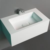 Раковина Jorno Modul 100 Белая арт-Mol.08.100/W — фото 3, Раковины встраиваемые сверху