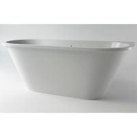 Ванна из искусственного камня Holbi Galatea 169x77 Белая матовая арт-1.01.003.11.1 — фото 1, Ванны из искусственного камня