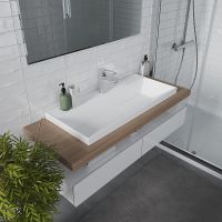 Раковина Madera Classica Slim 80 Белая арт-4627173210898 — фото 7, Раковины встраиваемые сверху