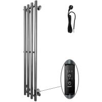 Электрический полотенцесушитель Altasan Арго 120х21 Графит арт-Арго12021Г — фото 1, Электрические полотенцесушители