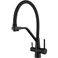 Смеситель для кухни Boch Mann Else BN B Черный матовый арт-BM10427 — фото 1, Смесители для кухни