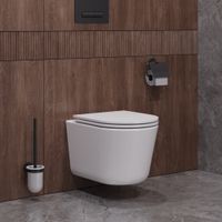 Унитаз подвесной безободковый с сиденьем CEZARES LINER арт-CZR-38083-49-TH-TOR/SC — фото 10, Подвесные унитазы