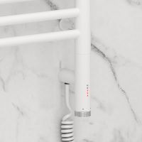 Электрический полотенцесушитель Сунержа Богема 3.0 прямая 500x300 R Белый матовый арт-30-5805-5030 — фото 2, Электрические полотенцесушители