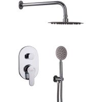 Душевая система Melodia della vita Diletto Tondo Хром арт-MSC00110 — фото 1, Встраиваемые душевые комплекты