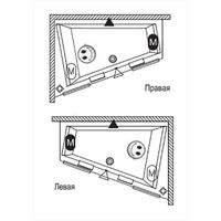 Акриловая ванна Riho Doppio 180x130 (BA9100500000000) L без гидромассажа арт-B034001005 — фото 2, Акриловые ванны