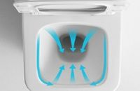 Унитаз CeramaLux подвесной с сиденьем Микролифт арт-TR5170 — фото 2, Подвесные унитазы