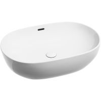 Раковина-чаша Ceramicanova Element 61 Белая арт-CN6064 — фото 2, Раковины накладные