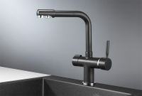 Granula-, СМЕСИТЕЛЬ КУХОННЫЙ арт-2088, ЧЁРНЫЙ — фото 1, Смесители для кухни