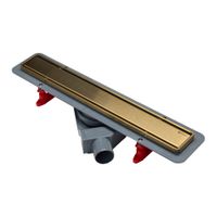 Душевой лоток POINT Деметра золото 450 арт арт-PN50645G — фото 1, Душевые лотки