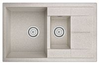 Granula-, кухонная мойка, кварц арт-7802, ПИРИТ — фото 1, Кухонные мойки