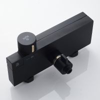 Душевая система Rose R18H с термостатом Черная матовая арт-R1896H — фото 9, Душевые стойки