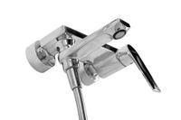 Смеситель для ванны и душа в комплекте с ручным душем, шлангом и держателем CEZARES арт-COMFORT-VD-01 — фото 4, Смеситель для ванны