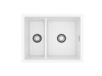 Мойка для кухни ALVEUS OMNI 50 GRANITAL ARCTIC-G11 550x450x198 с сифоном 1150202 арт-1150065.0 — фото 1, Кухонные мойки