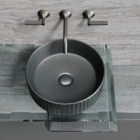 Товар: Раковина-чаша Ceramicanova Element 36 Темный антрацит матовый арт-CN6057MDH - фото 12 Раковина-чаша Ceramicanova Element 36 Темный антрацит матовый арт-CN6057MDH — фото 12, Раковины накладные