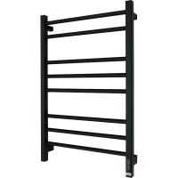 Электрический полотенцесушитель Grois Nex Черный матовый арт-GR-112 50/80 П8 9005 U — фото 1, Электрические полотенцесушители