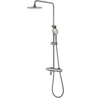 Душевая система Lemark Bronx Графит арт-LM3772GM — фото 1, Душевые стойки