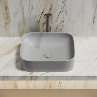 Раковина-чаша Ceramicanova Element 51 Серая матовая арт-CN6052MSG — фото 7, Раковины накладные