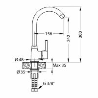 Товар: Смеситель для кухни Alveus Genesis Karina Chr Хром арт-1129034 - фото 2 Смеситель для кухни Alveus Genesis Karina Chr Хром арт-1129034 — фото 2, Смесители для кухни