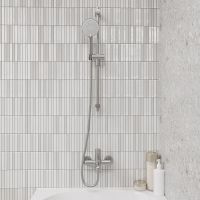 Душевая штанга Iddis Ray Хром матовый арт-RAY70BCi17 — фото 2, Штанги для душа