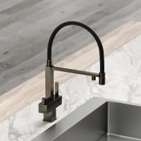 Смеситель для кухни Sancos Moro Вороненая сталь Черный арт-SC4006GG — фото 2, Смесители для кухни