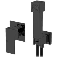 Гигиенический душ со смесителем Gattoni Черный матовый арт-2511/25NO.SS — фото 1, Гигиенические души