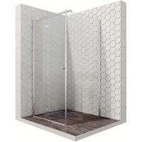 Товар: Душевой уголок Ambassador Diamond 100х100 профиль Хром стекло прозрачное арт-12011106L - фото 2 Душевой уголок Ambassador Diamond 100х100 профиль Хром стекло прозрачное арт-12011106L — фото 2, Квадратные душевые уголки